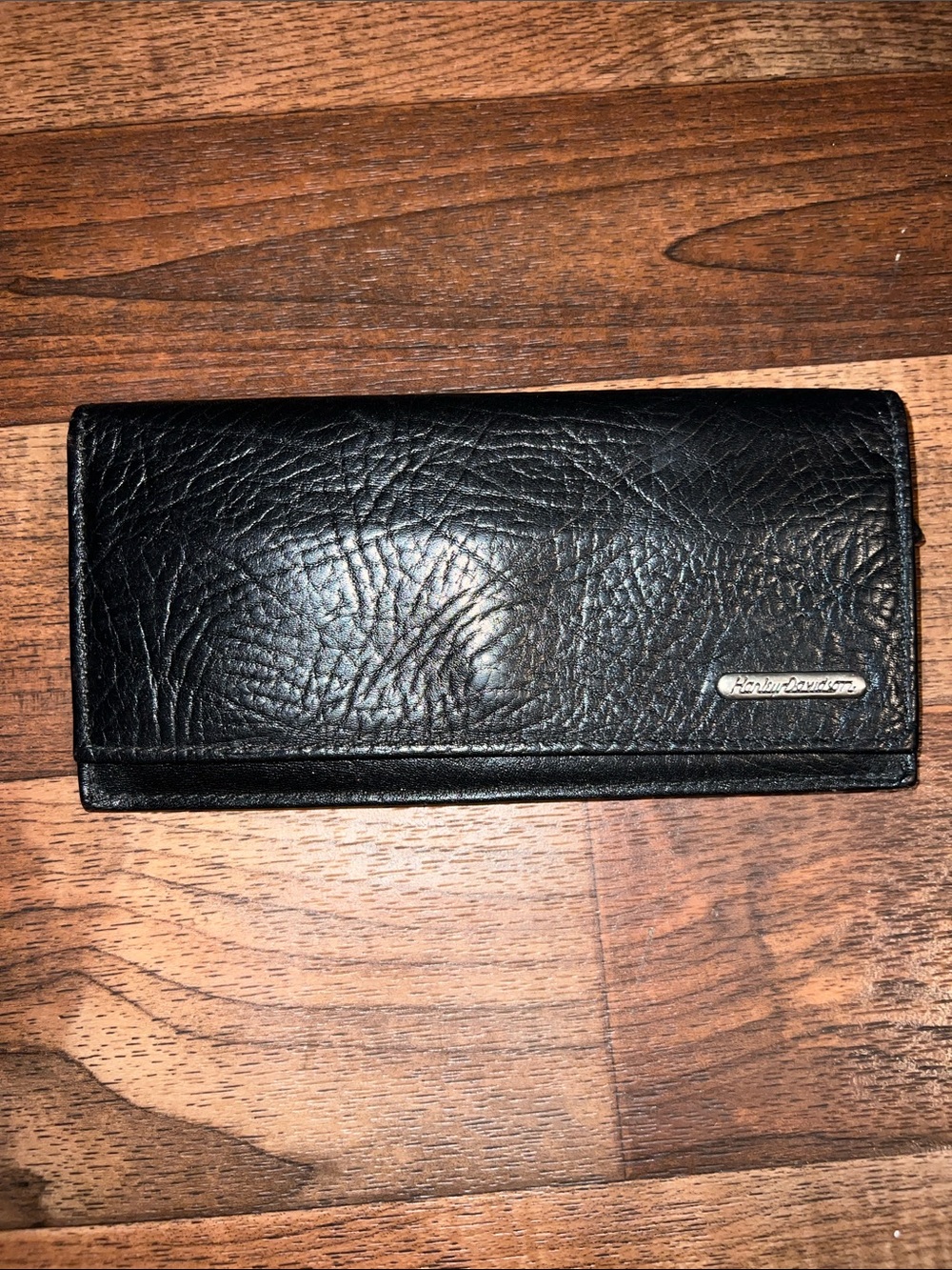 Harley-Davidson Black Leather Long Wallet